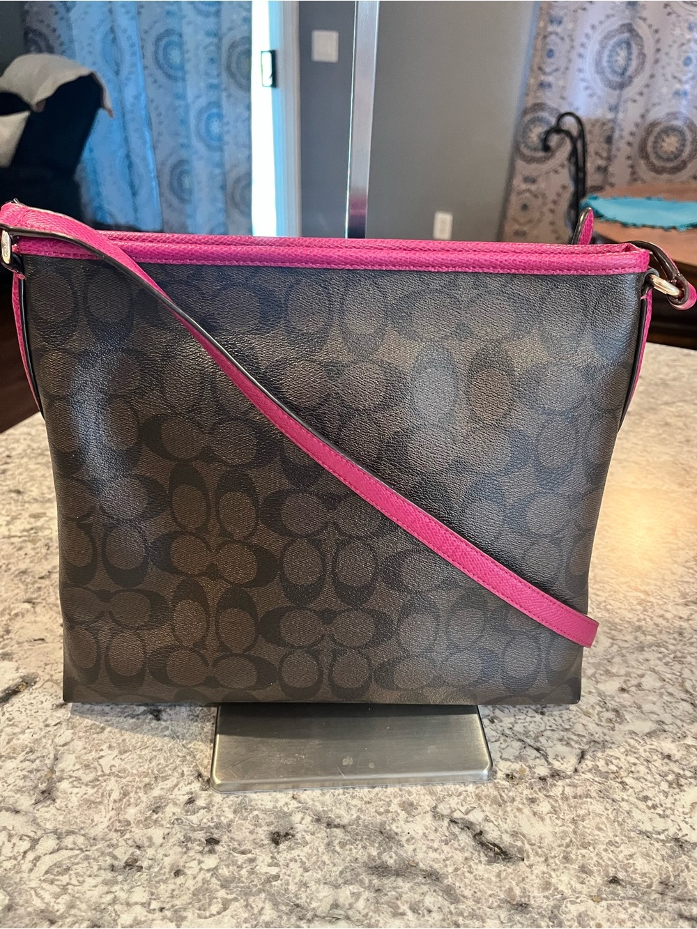 Coach Signature File Crossbody Bag - Picture 3 of 16